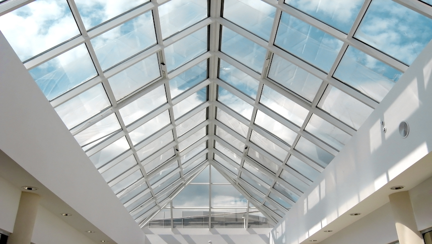 conservatory roof from inside conservatory
