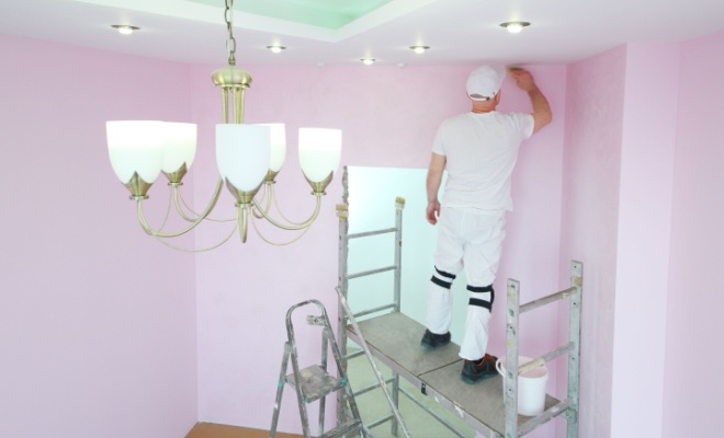 painting suspended ceiling tiles