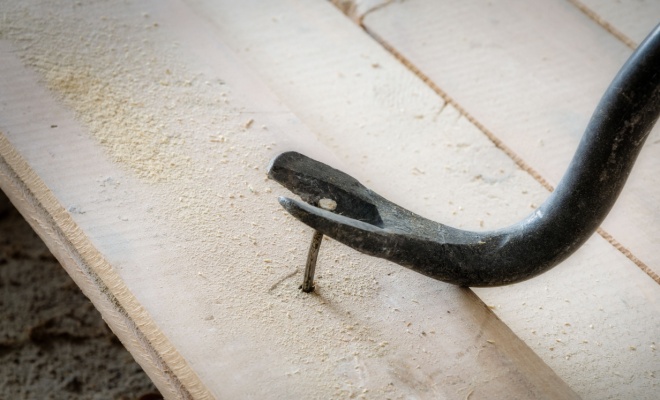 pulling up floorboards