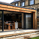 timber framed extension