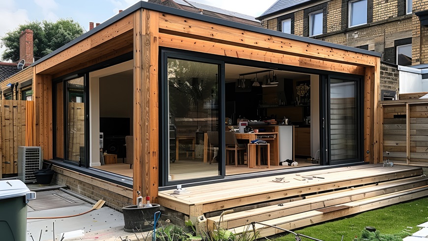 timber frame extension